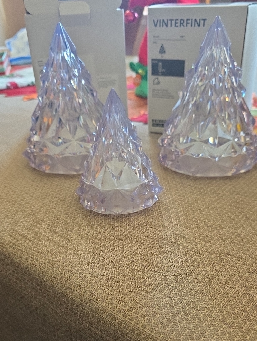 IKEA VINTERFINT Crystal-Look LED Tree Trio